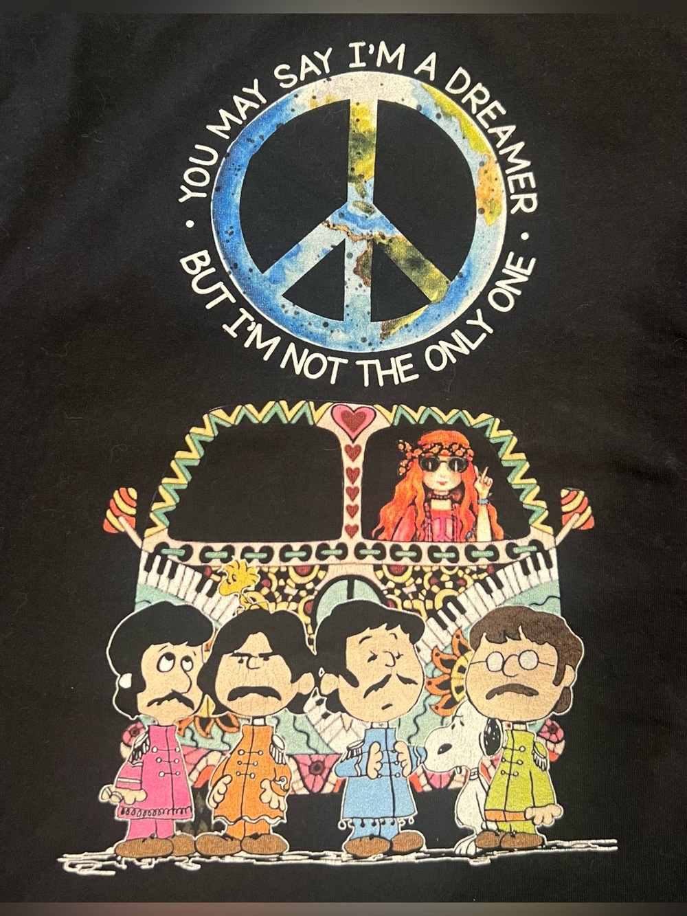 Beatles with Peanuts vintage tee !